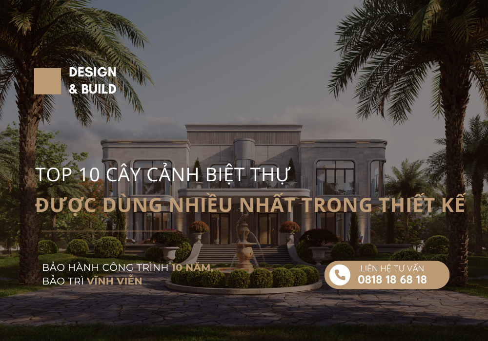 Top 10 Cây Cảnh Biệt Thự được Dùng Nhiều Nhất Trong Thiết Kế