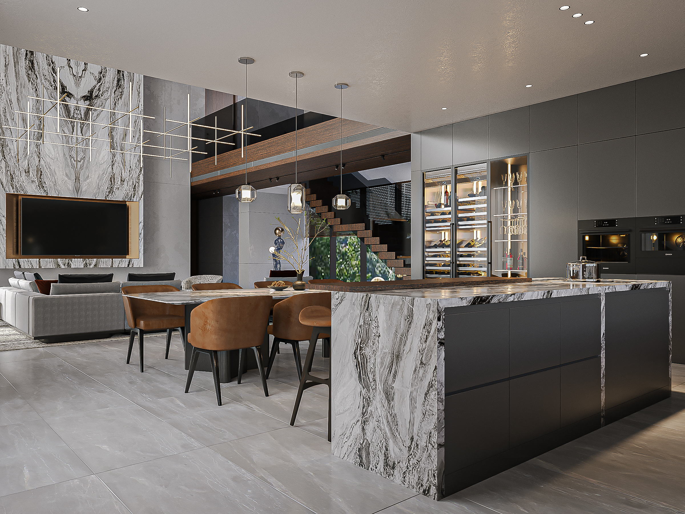 Trốn khỏi lo toan cùng bản thiết kế biệt thự Tropical - Palm Archi PBep 30000