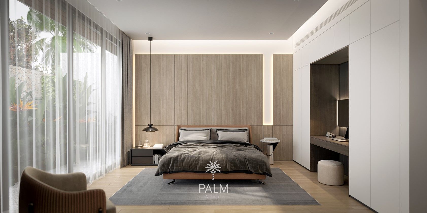 SUNSHINE VILLA | NINH THUẬN BEDROOM01 02PALM