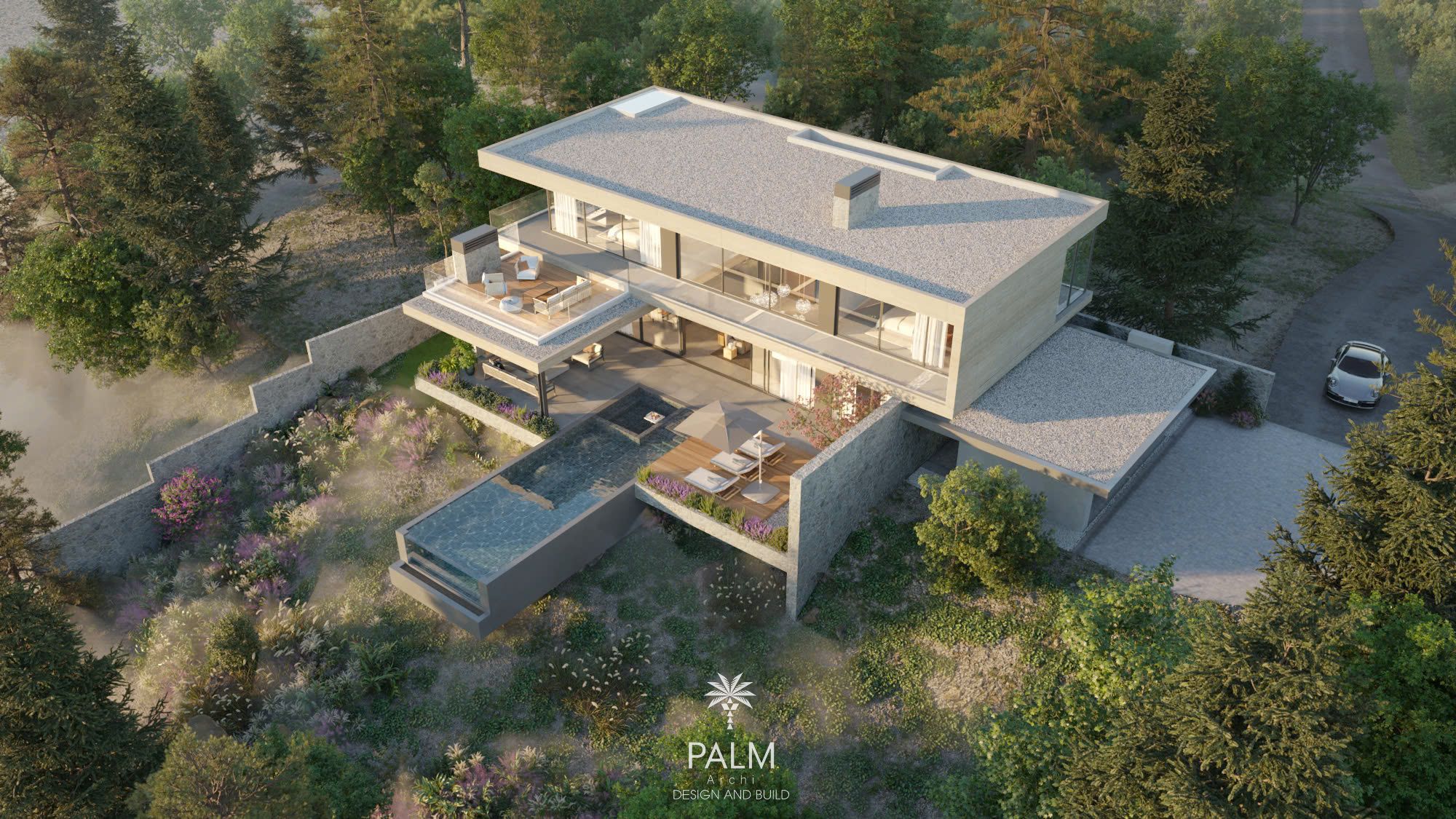 HILL VILLA | CALIFORNIA, USA - PALM ARCHI VN