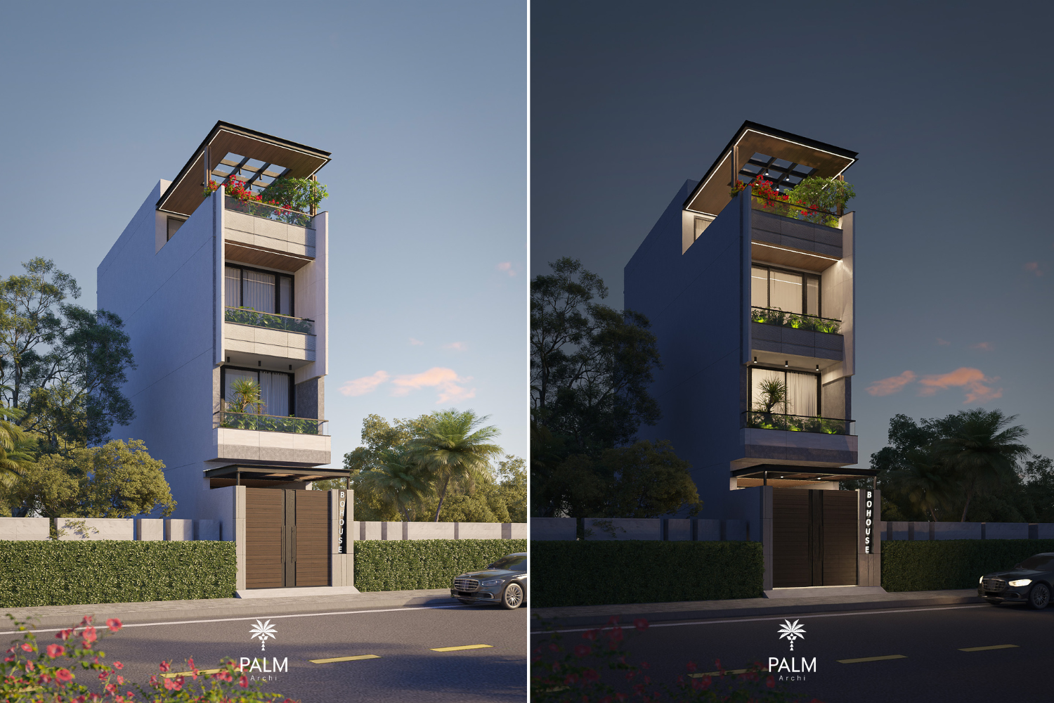 BO HOUSE | BÌNH TÂN Palm Archi định hình Bo House với phong cách Modern & Minimaust làm chủ đạo